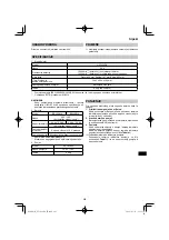 Preview for 223 page of HIKOKI UV 3628DA Handling Instructions Manual