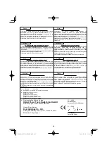 Preview for 247 page of HIKOKI UV 3628DA Handling Instructions Manual