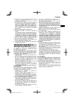 Preview for 17 page of HIKOKI WH 14DJL Handling Instructions Manual