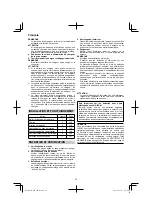 Preview for 20 page of HIKOKI WH 14DJL Handling Instructions Manual