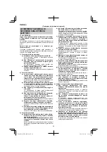 Preview for 22 page of HIKOKI WH 14DJL Handling Instructions Manual