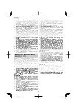 Preview for 24 page of HIKOKI WH 14DJL Handling Instructions Manual