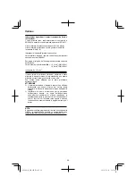 Preview for 28 page of HIKOKI WH 14DJL Handling Instructions Manual