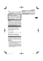 Preview for 35 page of HIKOKI WH 14DJL Handling Instructions Manual