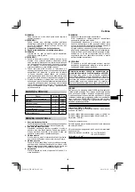 Preview for 101 page of HIKOKI WH 14DJL Handling Instructions Manual