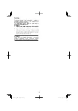 Preview for 102 page of HIKOKI WH 14DJL Handling Instructions Manual