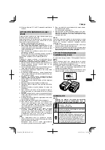 Preview for 105 page of HIKOKI WH 14DJL Handling Instructions Manual