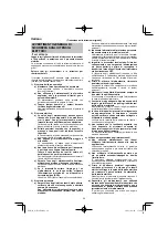 Preview for 26 page of HIKOKI WH 18DA Handling Instructions Manual