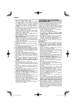 Preview for 28 page of HIKOKI WH 18DA Handling Instructions Manual