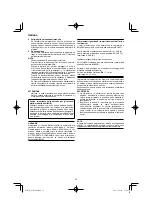 Preview for 32 page of HIKOKI WH 18DA Handling Instructions Manual