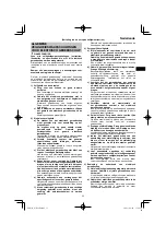 Preview for 33 page of HIKOKI WH 18DA Handling Instructions Manual