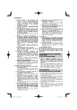 Preview for 34 page of HIKOKI WH 18DA Handling Instructions Manual