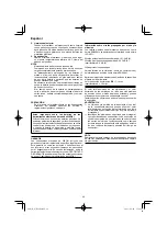 Preview for 46 page of HIKOKI WH 18DA Handling Instructions Manual