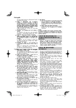 Preview for 48 page of HIKOKI WH 18DA Handling Instructions Manual