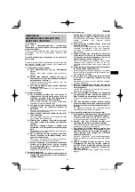 Preview for 61 page of HIKOKI WH 18DA Handling Instructions Manual