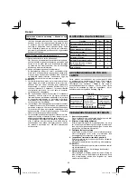 Preview for 66 page of HIKOKI WH 18DA Handling Instructions Manual