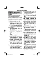 Preview for 68 page of HIKOKI WH 18DA Handling Instructions Manual