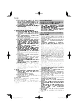 Preview for 76 page of HIKOKI WH 18DA Handling Instructions Manual