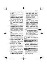 Preview for 83 page of HIKOKI WH 18DA Handling Instructions Manual