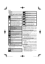 Preview for 94 page of HIKOKI WH 18DA Handling Instructions Manual