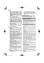 Preview for 106 page of HIKOKI WH 18DA Handling Instructions Manual