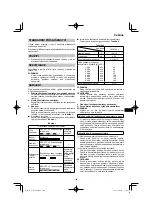 Preview for 109 page of HIKOKI WH 18DA Handling Instructions Manual