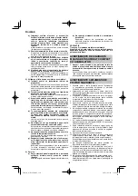 Preview for 120 page of HIKOKI WH 18DA Handling Instructions Manual