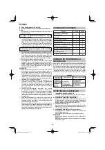 Preview for 124 page of HIKOKI WH 18DA Handling Instructions Manual