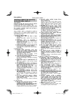 Preview for 126 page of HIKOKI WH 18DA Handling Instructions Manual