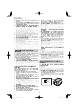 Preview for 128 page of HIKOKI WH 18DA Handling Instructions Manual