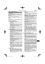 Preview for 147 page of HIKOKI WH 18DA Handling Instructions Manual