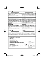 Preview for 166 page of HIKOKI WH 18DA Handling Instructions Manual