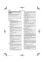 Preview for 4 page of HIKOKI WH 18DF Handling Instructions Manual