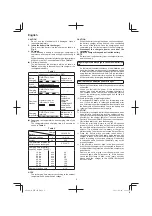 Preview for 8 page of HIKOKI WH 18DF Handling Instructions Manual