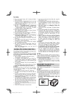 Preview for 54 page of HIKOKI WH 18DF Handling Instructions Manual