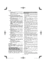 Preview for 72 page of HIKOKI WH 18DF Handling Instructions Manual