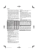 Preview for 104 page of HIKOKI WH 18DF Handling Instructions Manual