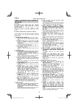 Preview for 106 page of HIKOKI WH 18DF Handling Instructions Manual