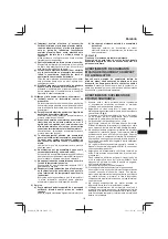 Preview for 113 page of HIKOKI WH 18DF Handling Instructions Manual