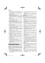 Preview for 114 page of HIKOKI WH 18DF Handling Instructions Manual