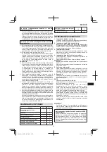 Preview for 117 page of HIKOKI WH 18DF Handling Instructions Manual