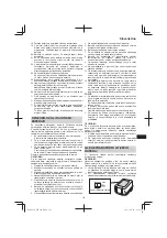 Preview for 121 page of HIKOKI WH 18DF Handling Instructions Manual