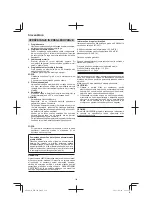 Preview for 124 page of HIKOKI WH 18DF Handling Instructions Manual