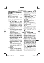 Preview for 139 page of HIKOKI WH 18DF Handling Instructions Manual