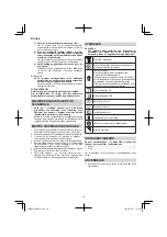 Preview for 34 page of HIKOKI WR 14VE Handling Instructions Manual