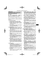 Preview for 37 page of HIKOKI WR 14VE Handling Instructions Manual