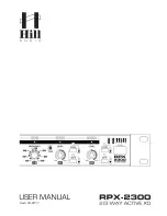 Hill Audio RPX-2300 User Manual preview