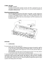 Preview for 18 page of Hill Audio ZPR-2820 User Manual