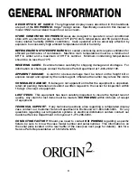 Preview for 7 page of Hill Phoenix ORIGIN2 ONIZ Installation & Operation Handbook