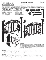 Hillsdale Furniture 1335-660/110 Quick Start Manual preview